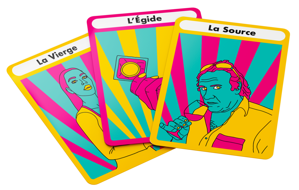 3 face cards of the Pop Tarot